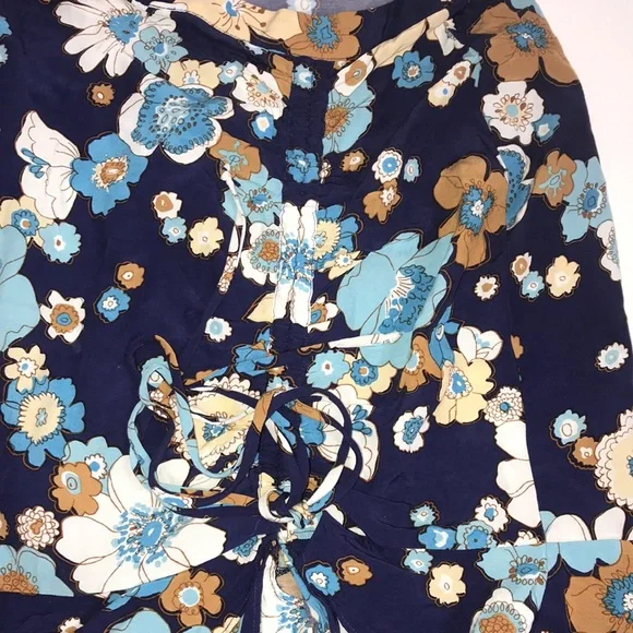 For love and lemons magnolia shirred midi skirt XS